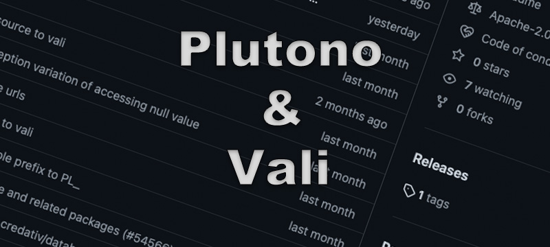 Plutono & Vali come with ARM64 support now