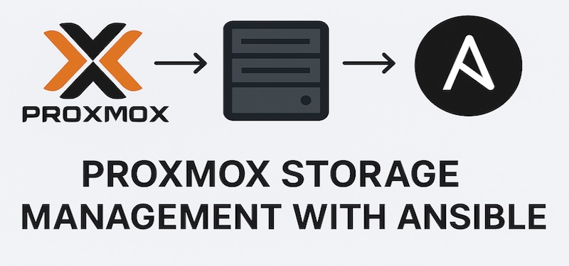 Introducing Storage Management for Proxmox Nodes & Clusters with the new Ansible Module proxmox_storage